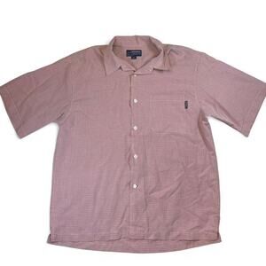 Red plaid surf wear oneil button up